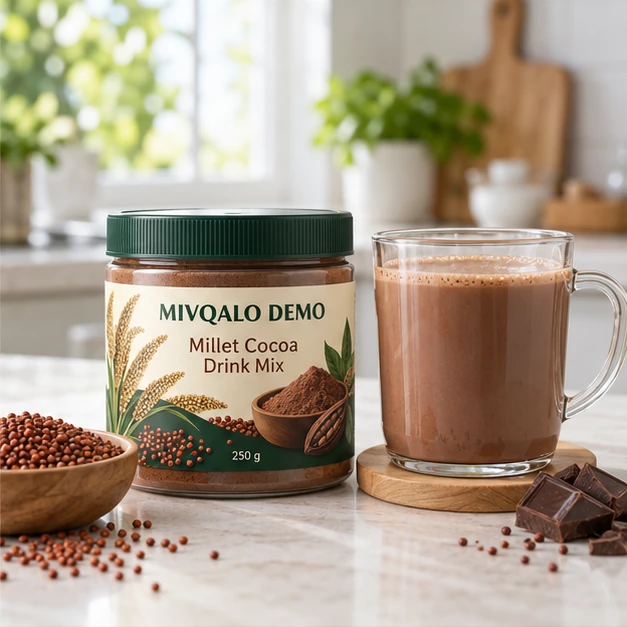 Millet Cocoa Drink Mix — serving inspiration