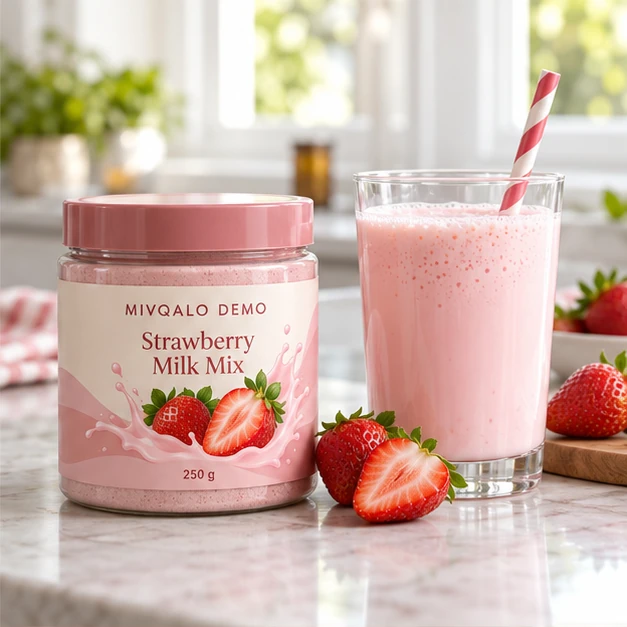 Strawberry Milk Mix — serving inspiration