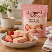 Strawberry Cream Wafers