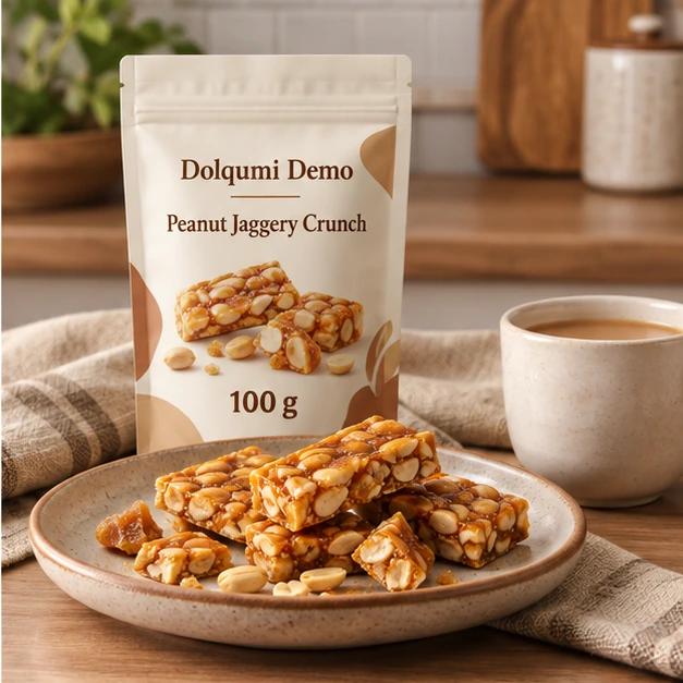 Peanut Jaggery Crunch — serving inspiration