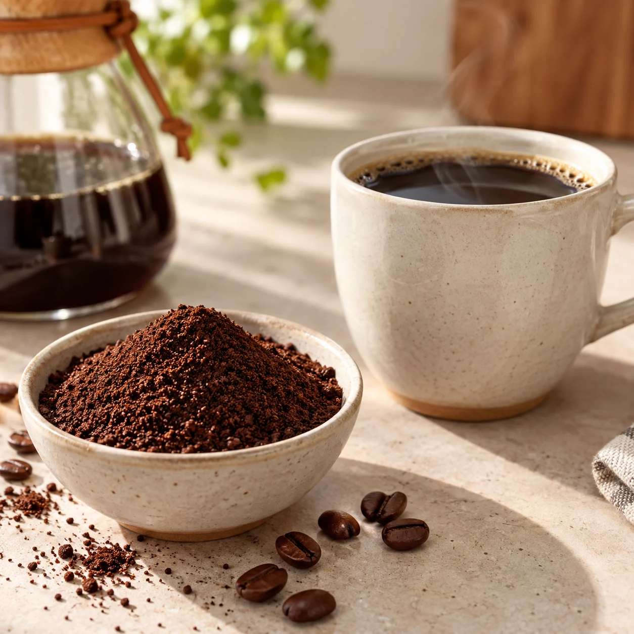 Classic roast coffee — serving inspiration