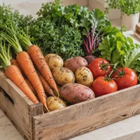 Seasonal vegetable box — product detail