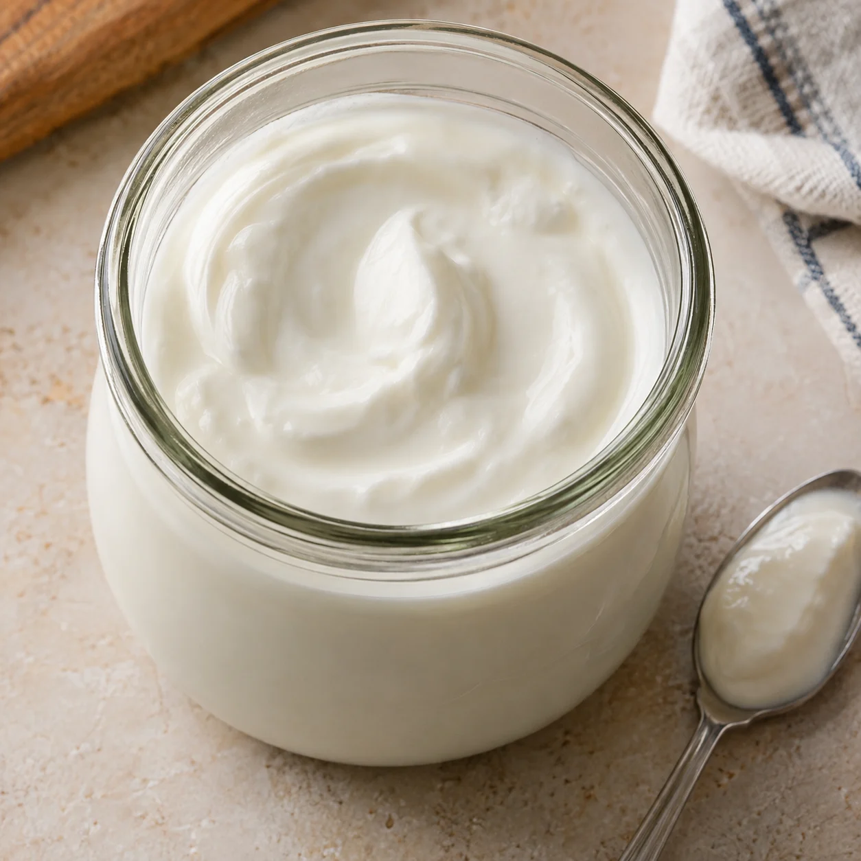 Plain yogurt, 400 g — serving inspiration
