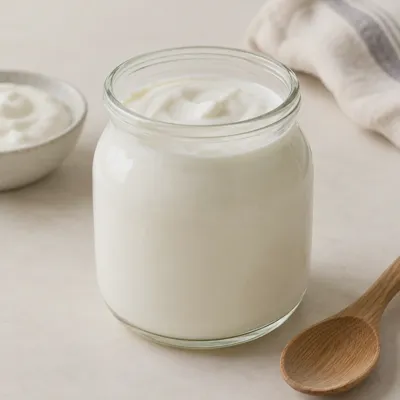 Plain yogurt, 400 g — product view