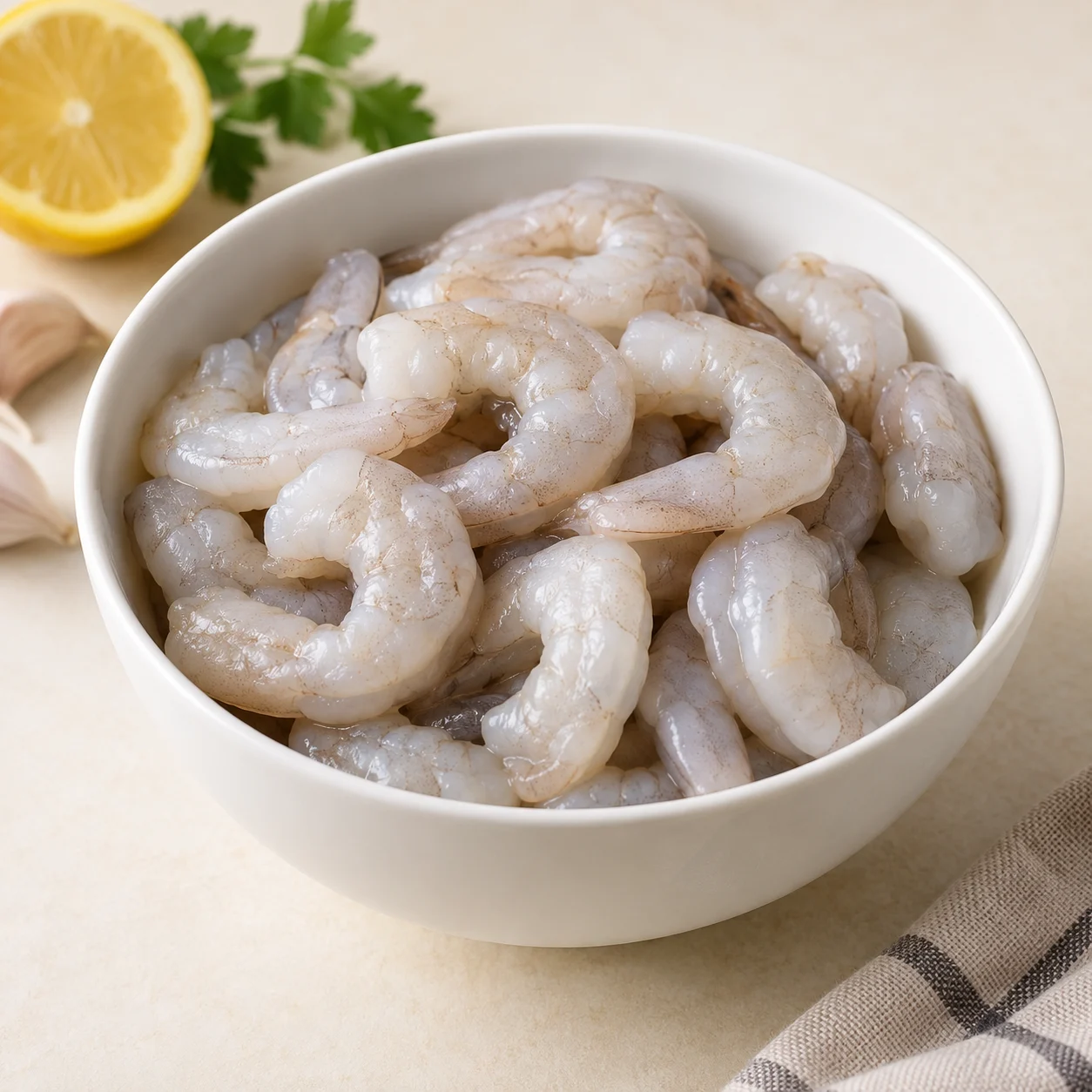 Peeled prawns, 250 g — product detail